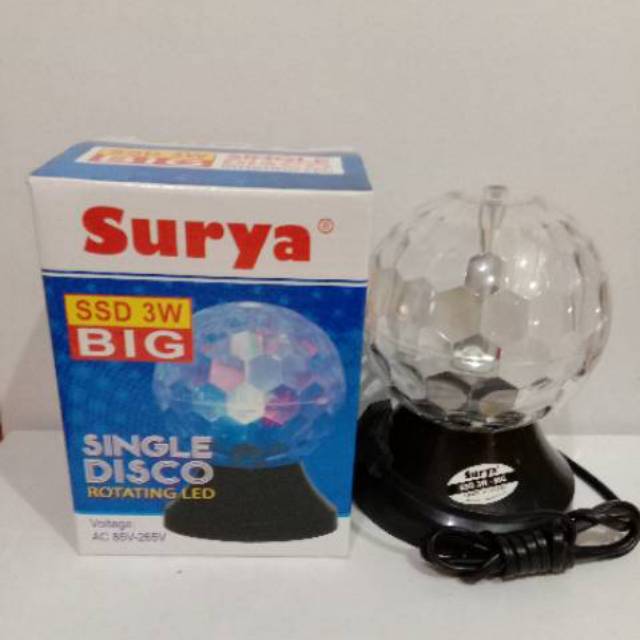 Lampu Disco Putar Surya SSD 3 W BIG