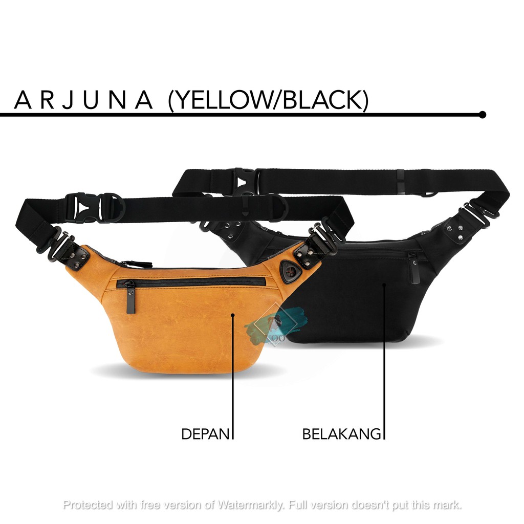 ARJUNES Waistbag Tas Edisi Hangout Pria Dan Wanita Tersedia 5 Warna