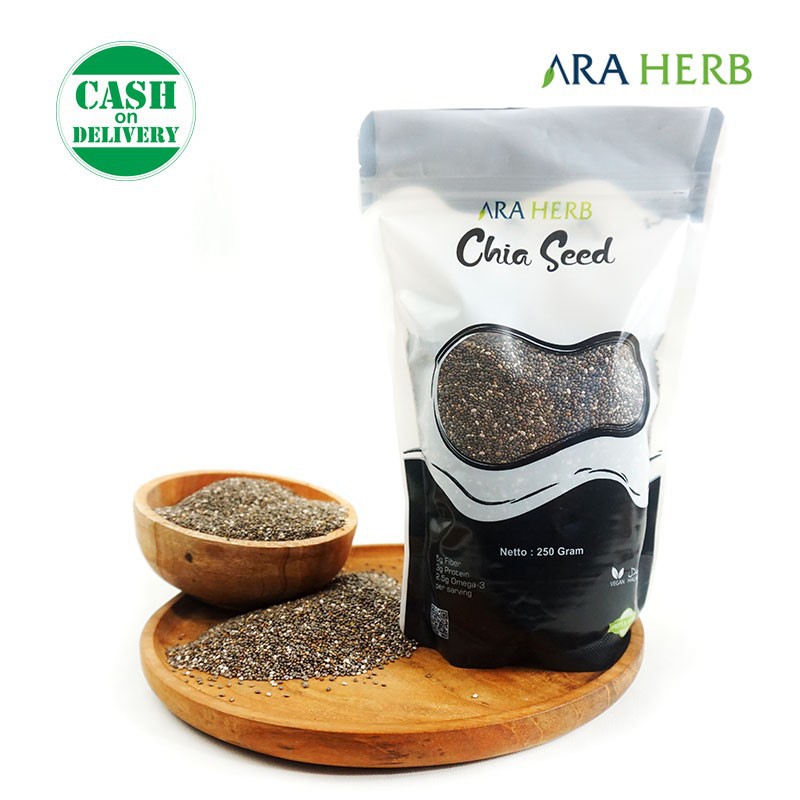 

Organic Black Chia Seed Mexico 250gr Original Product ARA HERB