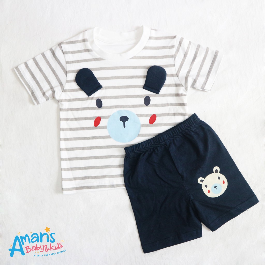 

Amaris Setelan Bermain Anak 0-24 Bulan Motif Bear