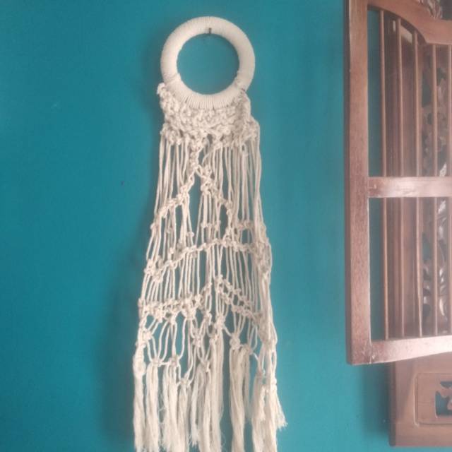 dekorasi dinding rajutan