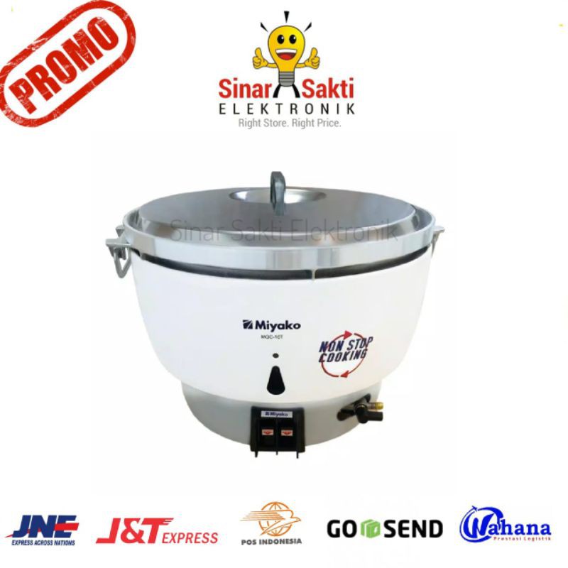 Miyako MGC-10T Rice Cooker Gas 10 Liter - Penanak Nasi Gas 10L