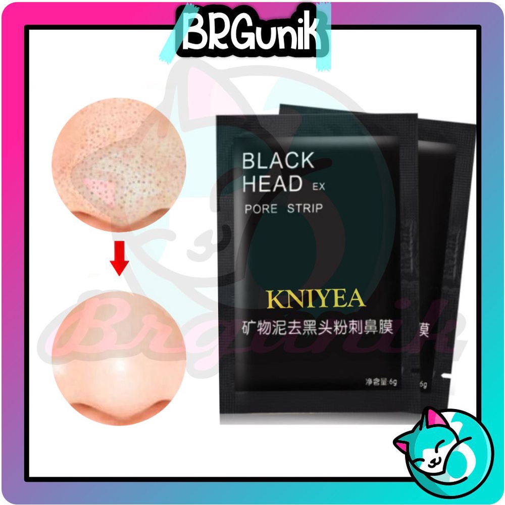 BRGUNIK Mask Remove Blackhead And Whitehead Hilangkan Blackhead Travel Pack 6g Termurah R611