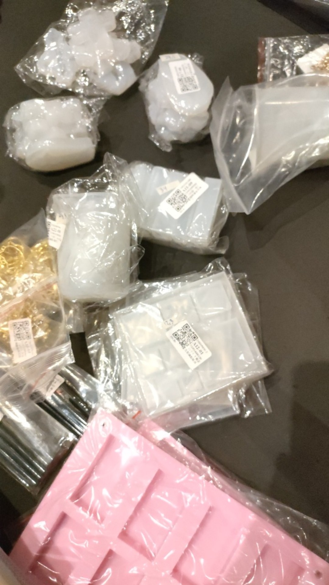 Inf Inf ✿ 90pcs Bingkai Bezel Bahan Resin Bentuk Bulan Bintang Untuk Membuat Perhiasan