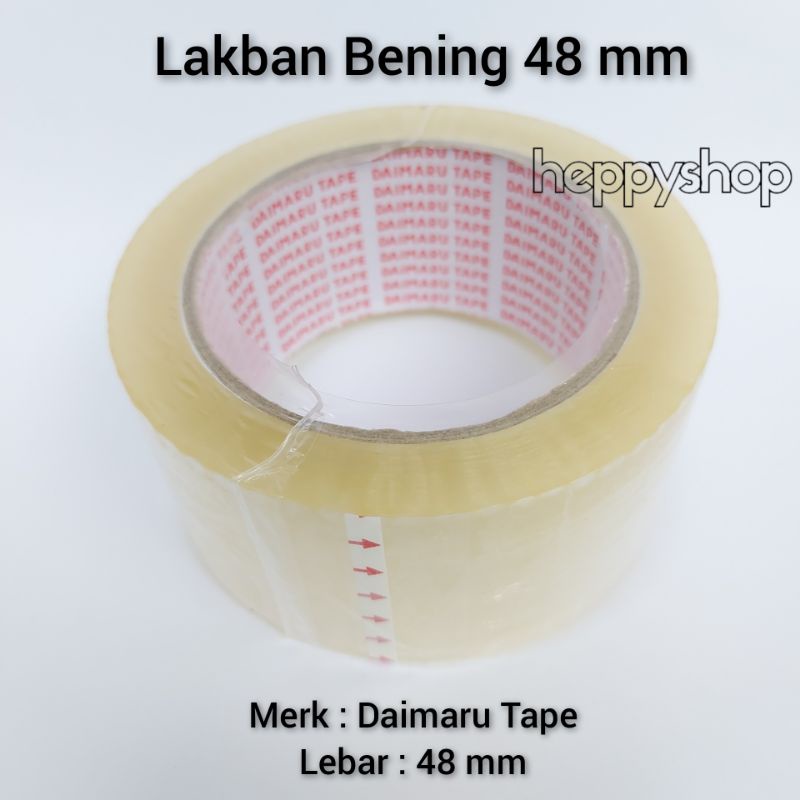 

Lakban Bening 48 mm, Lakban Transparan 2 inch
