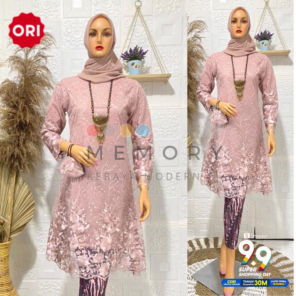 MY-KEBAYA MODERN HANNANIA - TUNIK KEBAYA MODERN - SETELAN TUNIK KEBAYA - KEBAYA WISUDA MODERN - KEBA
