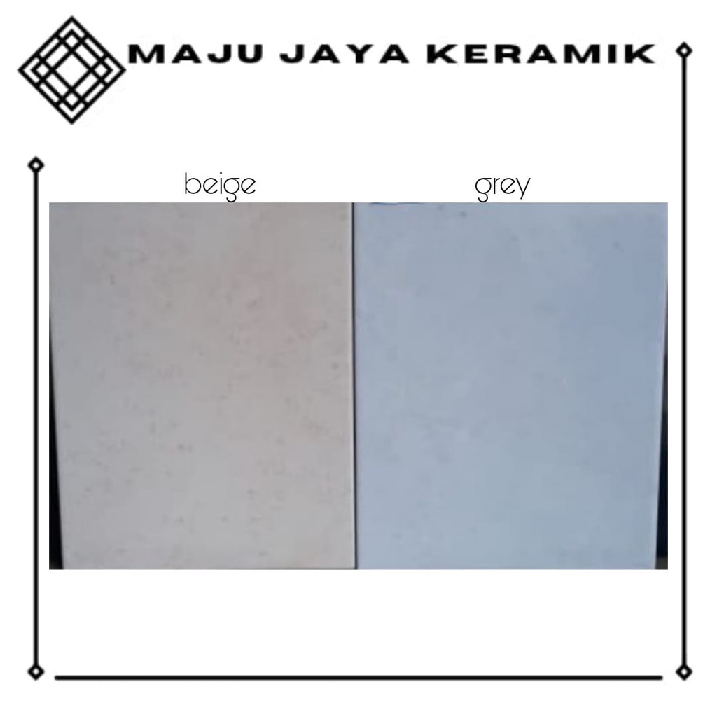 KERAMIK DAPUR GLOSSY 25X40 ABU CREAM | KERAMIK KAMAR MANDI 25X40 | KERAMIK LANTAI 25X40 | MULIA DIAM