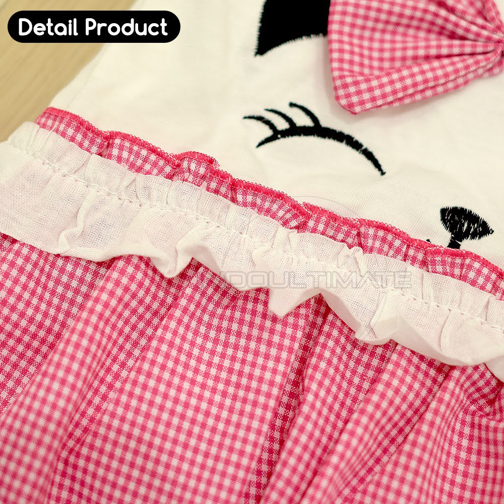 Baju Bayi Perempuan + FREE BANDO TRS-041 Baju Rok Terusan Bayi Rok Bayi Perempuan Pakaian Bayi Perempuan