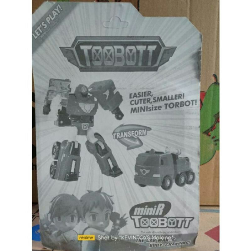 mainan MOBIL PEMADAM KEBAKARAN bisa berubah menjadi robot / ST 24 RB 28 TOOBOTT MINI R / DAMKAR