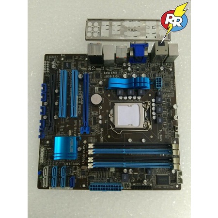 Motherboard Mobo Mainboard PC Gaming Merk Asus P8Z68-M PRO 1155 4 Slot Ram USB 3.0 2 Slot PCI e
