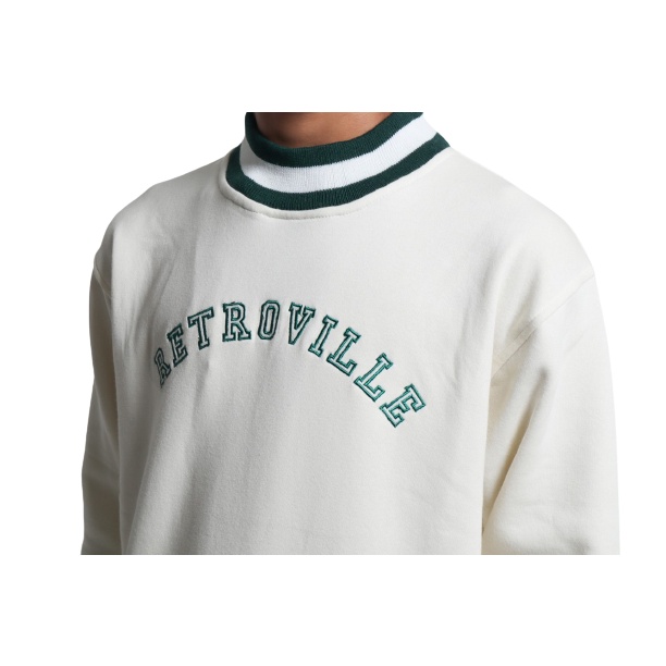 Jaket Sweater Crewneck BASIC RETROVILLE – Fashion Trendy Casual Unisex Good Brand Quality 99% Realpict