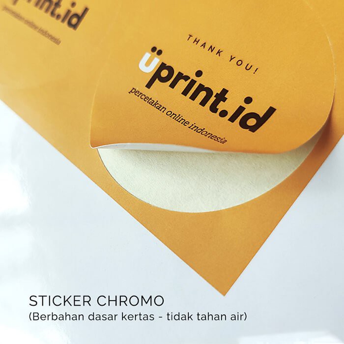 

STIKER LABEL KEMASAN / LABEL MAKANAN A3 CROMO / CUTING MURAH