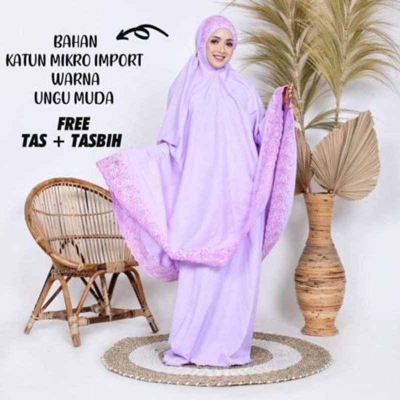 COD-Mukena dewasa telekung siti Khadijah jumbo terlaris