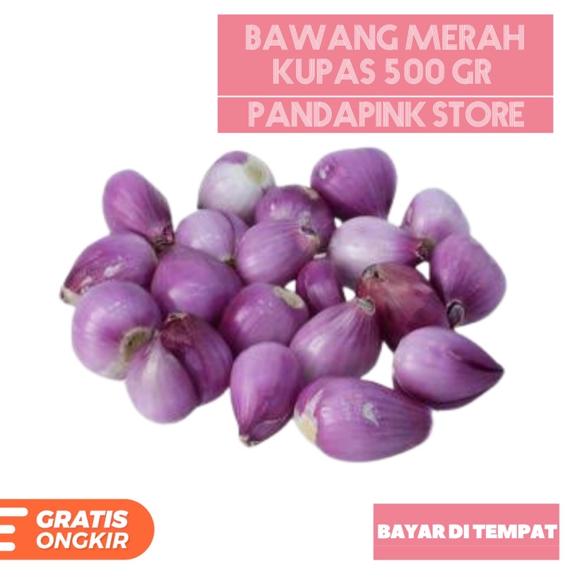 

500 gr Bawang Merah Kupas Segar