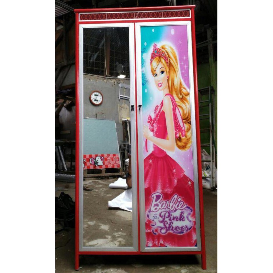 Lemari Pakaian Aluminium Karakter Anak Dari Aluminium Ukuran 185X60