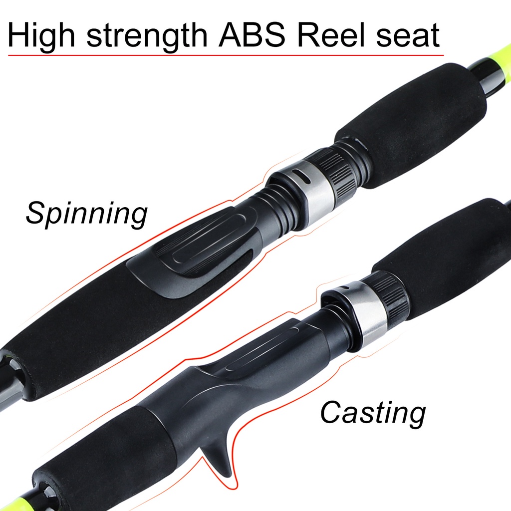Joran Pancing 2 Bagian 1.8m Joran Tegek Dengan Joran Casting Joran Kabel Sutet Tongkat Pancing Hijau Jorannya Joran Pancing Tubuh Batang Karbon Dan EVA Menangani Air Fress Tinggi Joran Pancing
