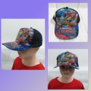 Topi Anak Remaja MOBILE LEGENDS/Topi Fashion Gaya+Pengatur Ukuran KEREN**