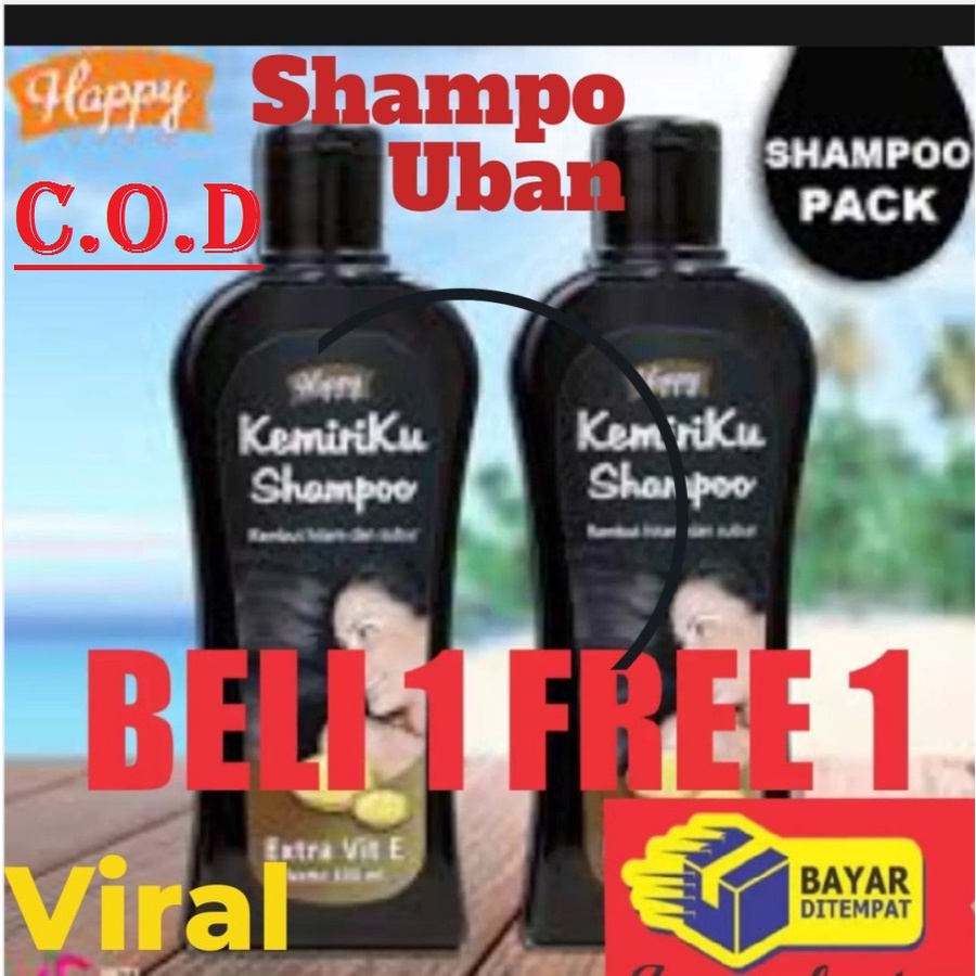 [BELI 1 GRATIS 1]Shampo Penghilang Uban dan penumbuh rambut ampuh 100% ORIGINAL BPOM