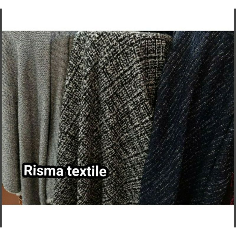 wool Acrylic Rajut_Kain wool Acrylic Import_Bahan Kain Blazer/Jas