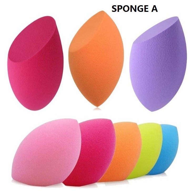 Beauty Blender Tear Drop Egg Spons Make Up colorfull Sponge Telur Alat Kosmetik Spons Telor