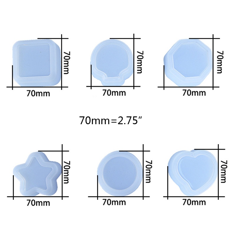 SIY  Resin Silicone Mold Jewelry Storage Tray Bowl Epoxy Resin Mold Mold Suitable for Diy Crafts Jewelry Container Home Decor