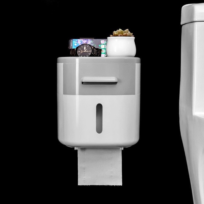 Tempat Tissue Toilet Tempel Kotak Tisu Toilet Serbaguna