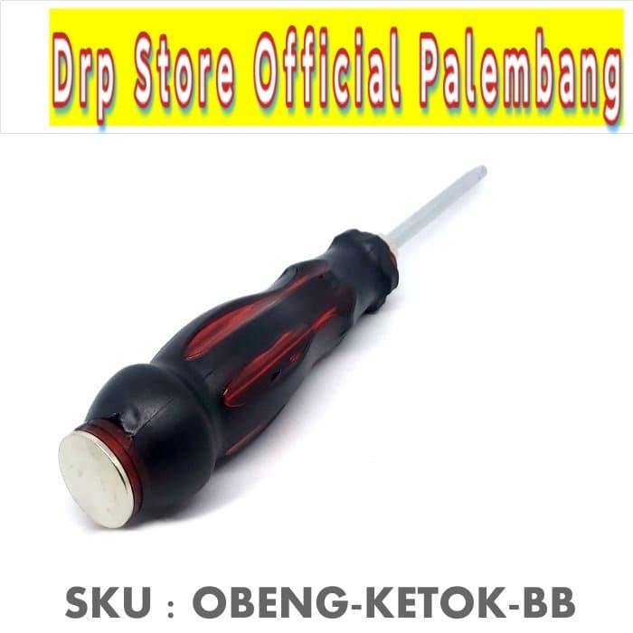 Obeng ketok min plus bolak balik tembus / obeng karet pukul