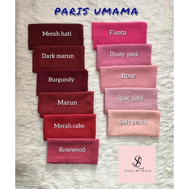 Hijab JILBAB PARIS Adem Halus ORIGINAL UMAMA 100%-2