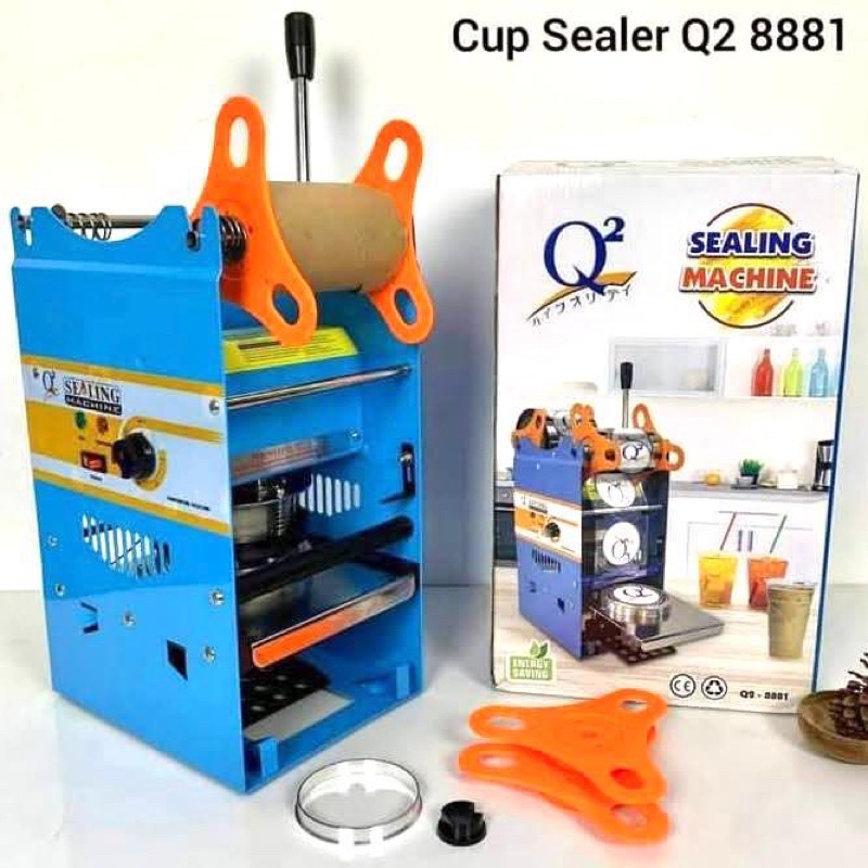 Cup Sealer Mesin Press Gelas Plastik Q2 8881 Sealing Machine Q2 9991