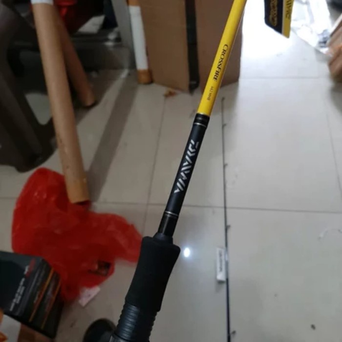 joran daiwa crossfire kuning 662 198 cm mhb joran bc baitcasting 10-20