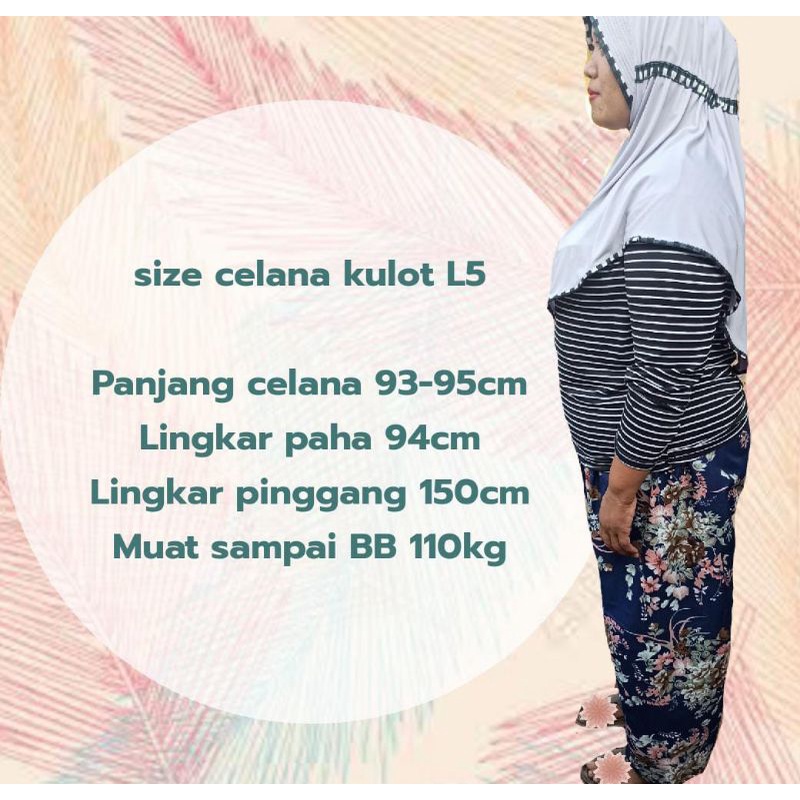 Celana kulot jumbo (MUAT SAMPAI BB 110KG)