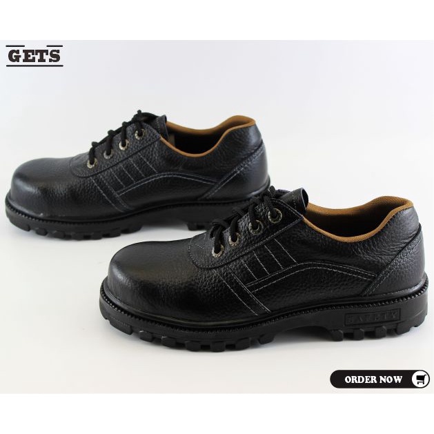 Sepatu Pria Boot Casual Bahan Kulit Asli Sepatu safety Kulit Pria Original MR LA