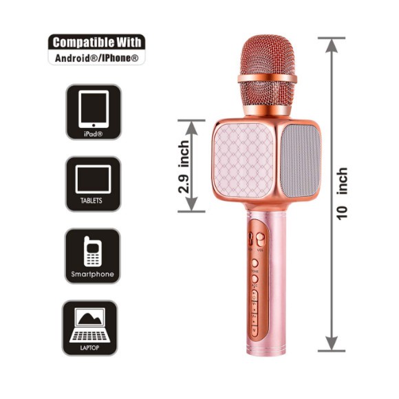 PROMO MIC BLUETOOTH SU YOSD YS-69 ORIGINAL/MICROPHONE WIRELESS KTV MAGIC KARAOKE/MIKROPON PORTABLE