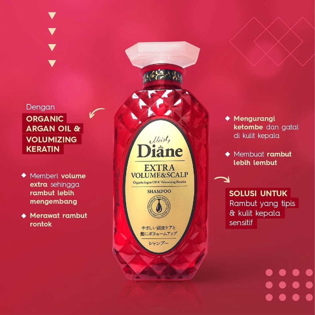 ❤ BELIA ❤ Moist Diane Shampoo and Hair Treatment 450ML (Made in Japan)