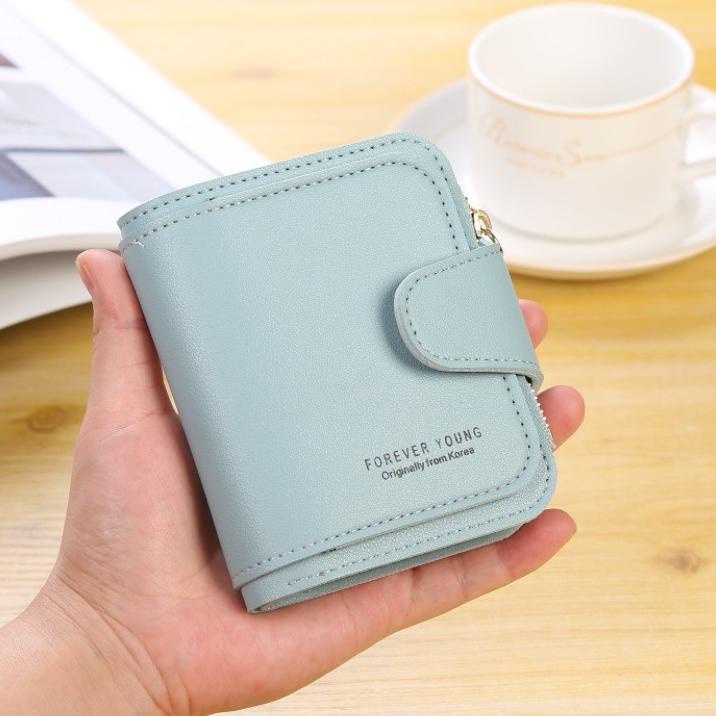 (READY 5 WARNA) Lomenia Dompet Cewek Resleting Pum Lipat Forever Young LOD034 O89Z