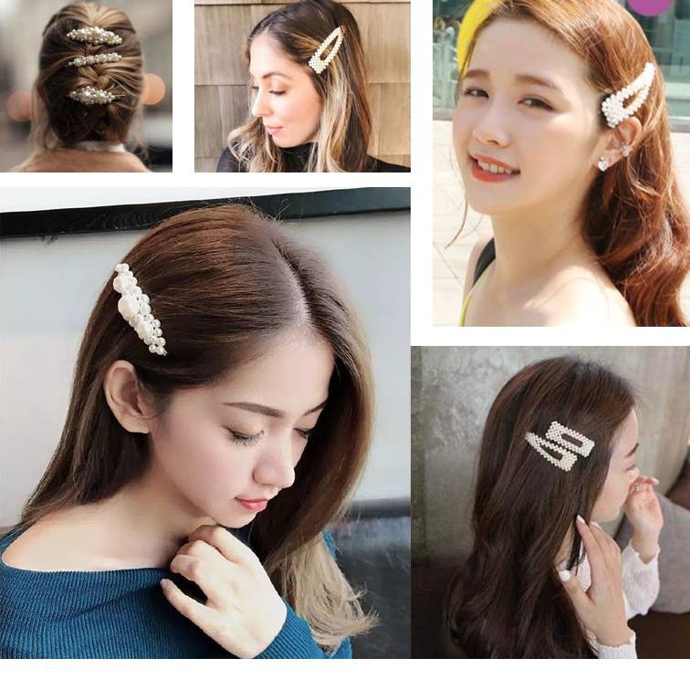 Korean Pearl Hairpin - Jepit Rambut Mutiara Korea