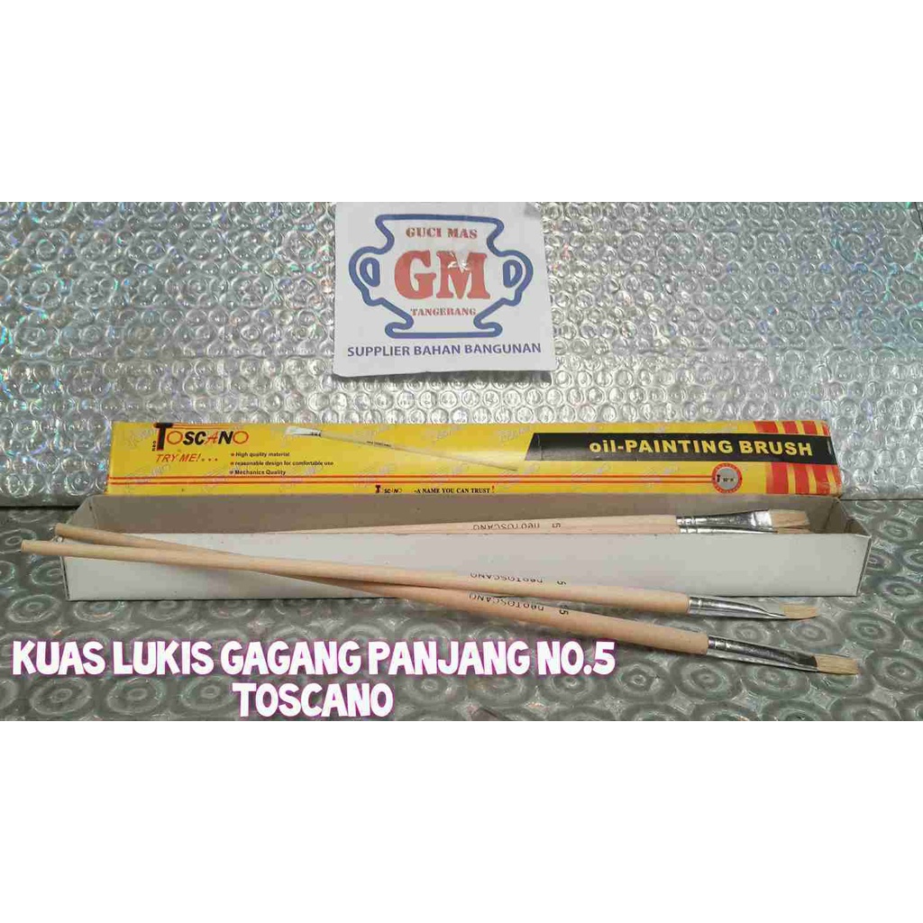 

Kuas Lukis Gagang Panjang No.5 TOSCANO
