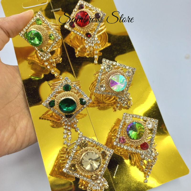 Bros Hijab/ Bros Ring Permata Warna