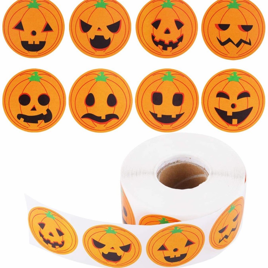 Cutting Sticker Jack O Lantern Halloween Scary Stiker Murah Anti Air