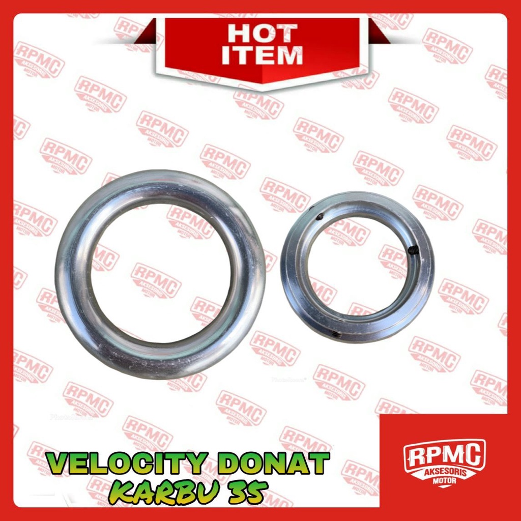 CORONG KARBU VELOCITY DONAT PE PWK PWL 26 28 30 32 34 38 CORONG KARBURATOR CINCIN SLIM PJ AIRSTRIKE SUDCO KRJ-33/35 SILVER