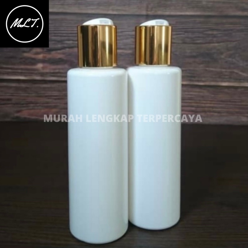 BOTOL PRESSTOP GOLD RF 150ML PUTIH / BOTOL 150 ML PUTIH PRESTOP GOLD PRESS ON DISCTOP