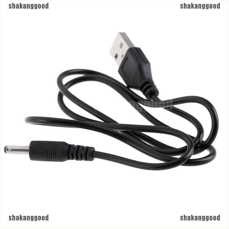 Skid 1Pc Kabel Power Konektor Charger USB A Male Ke DC 3.5x1.35mm