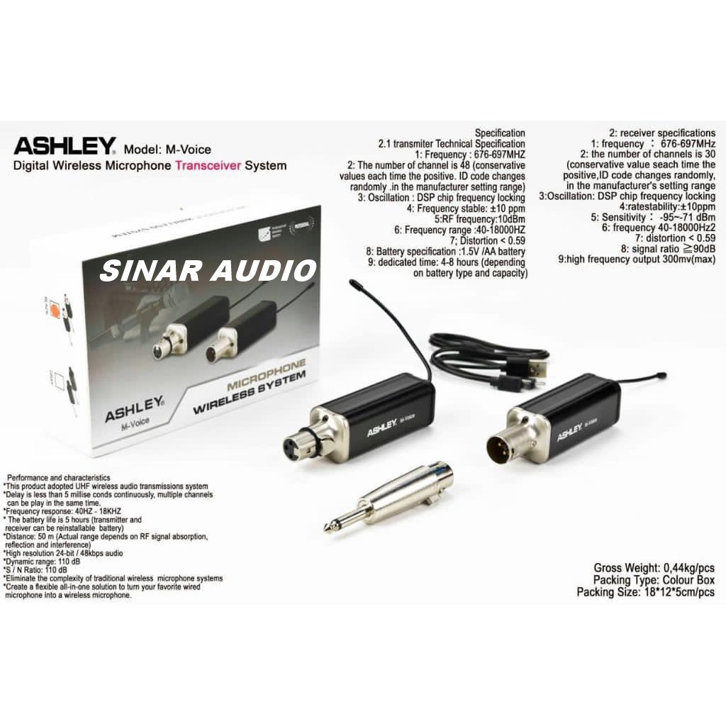 TRANSCEIVER ASHLEY M-VOICE ORIGINAL