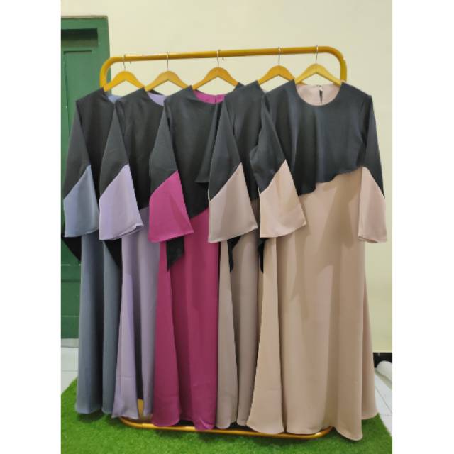 Dress Wanita Jumbo | Dress Jumbo Busui | Baju Dress Wanita Jumbo | Baju Gamis Wanita