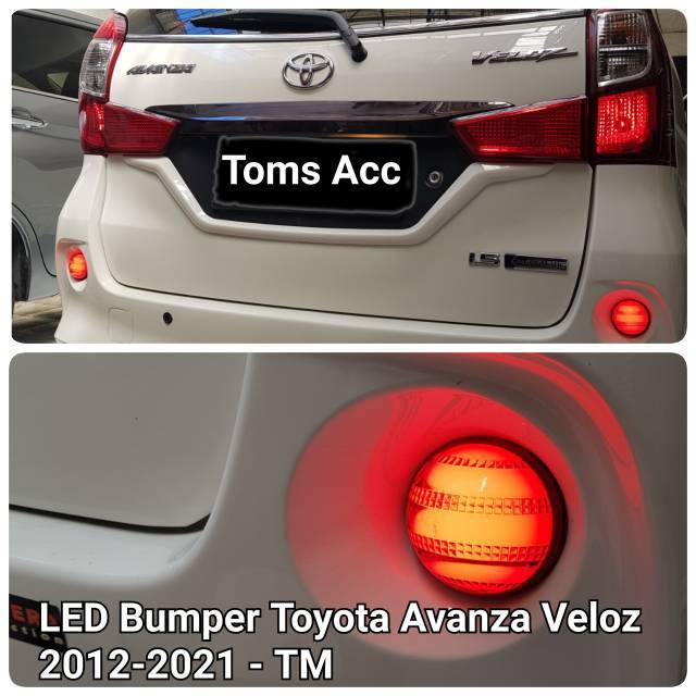 Lampu Bumper LED Plasma Avanza Veloz 2012 2019 Corolla Altis 2010 2013 Toyota Reflektor Mata Kucing