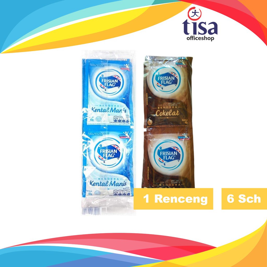 

Kental manis Bendera Sachets 38 gr Putih ( 1 renceng isi 6 )