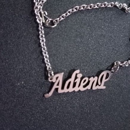 Kalung nama custom kalung wanita anti karat