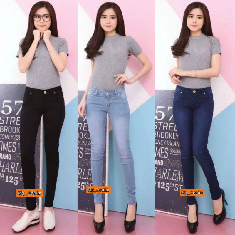 CELANA JEANS SKINNY PENSIL WANITA