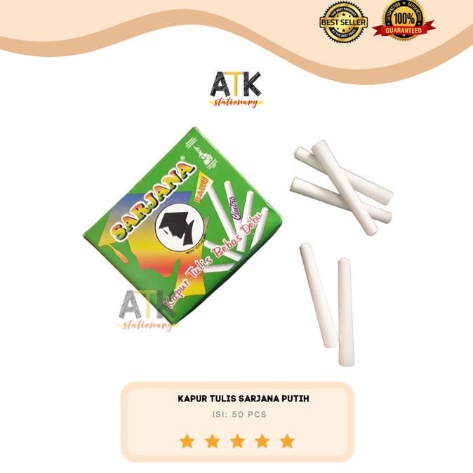 

Promo Awal tahun Kapur Tulis Putih Sarjana atk Promo Awal tahun