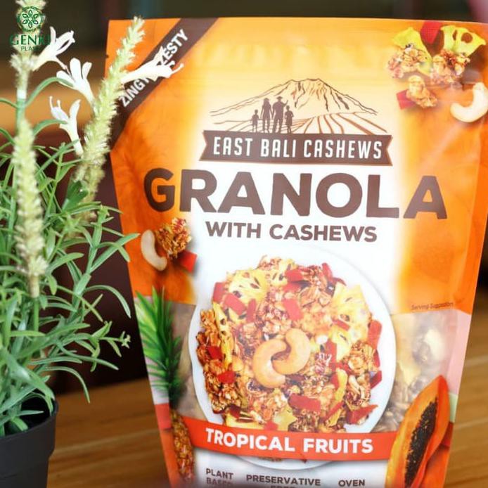 

GRANOLA TROPICAL FRUITS (EAST BALI CASHEWS) - 400 G